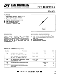 Click here to download P7T110B Datasheet