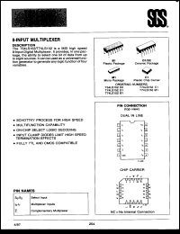 Click here to download T74LS152B1 Datasheet