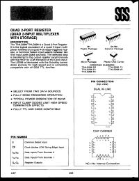 Click here to download T74LS298B1 Datasheet