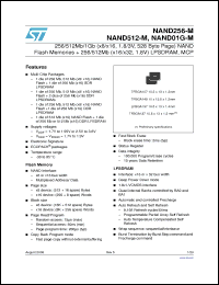 Click here to download NAND256R3M2BZC5F Datasheet