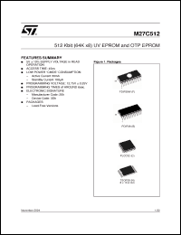 Click here to download M27C512-45XC6E Datasheet