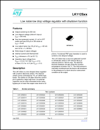 Click here to download LK112SXX46 Datasheet
