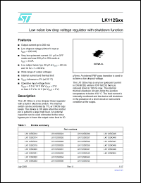 Click here to download LK112SXX18 Datasheet