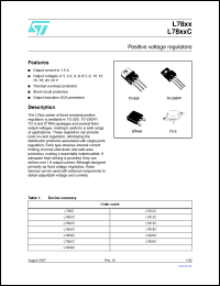 Click here to download L7852CP1 Datasheet