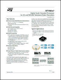 Click here to download STV8287DSXT Datasheet