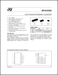 Click here to download M74HC592TTR Datasheet