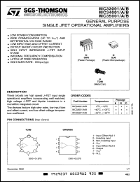 Click here to download MC34001AD Datasheet