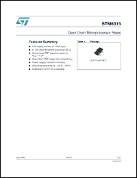 Click here to download STM6315LAW13F Datasheet