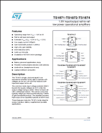 Click here to download TS1872IYDT Datasheet