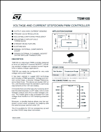 Click here to download TSM108_06 Datasheet