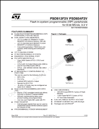 Click here to download PSD813F2V-20M1T Datasheet