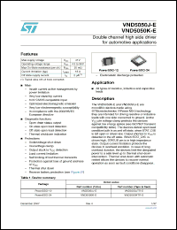 Click here to download VND5050JTR-E Datasheet