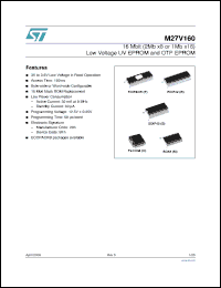 Click here to download M27V160-120XF6 Datasheet