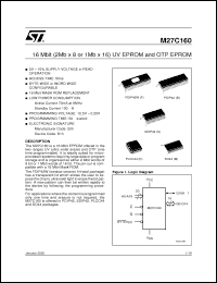 Click here to download M27C160-120F1 Datasheet