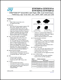 Click here to download STR750FV1 Datasheet
