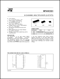 Click here to download M74HC251TTR Datasheet