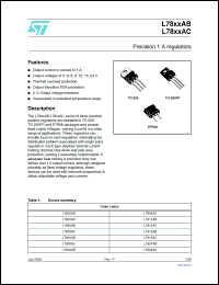 Click here to download L7806ACD2T-TR Datasheet