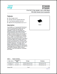 Click here to download ST3222B Datasheet