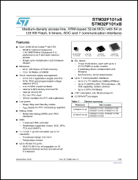 Click here to download STM32F101T8 Datasheet