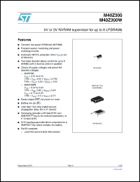 Click here to download M40Z300_07 Datasheet