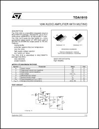 Click here to download TDA1910_03 Datasheet