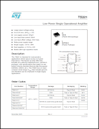 Click here to download TS321AIYLT Datasheet