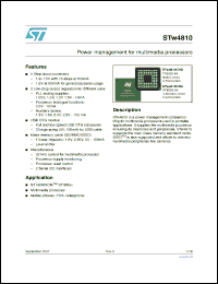 Click here to download STW4810CRAELF Datasheet