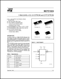 Click here to download M27C1024-10XB1X Datasheet