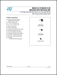 Click here to download M24512-WDW6P Datasheet