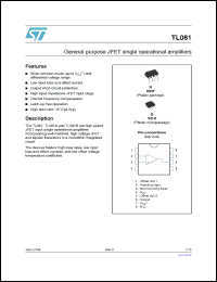 Click here to download TL081AIDT Datasheet