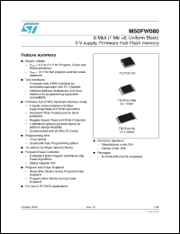 Click here to download M50FW080NB5P Datasheet