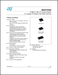 Click here to download M50FW080K5TP Datasheet