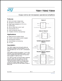 Click here to download TS941AILT Datasheet