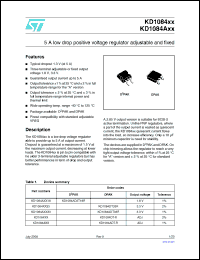 Click here to download KD1084XX33 Datasheet