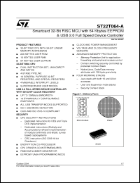 Click here to download ST22T064-A Datasheet