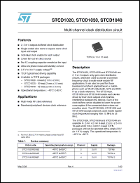 Click here to download STCD1040 Datasheet
