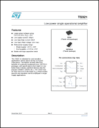 Click here to download TS321AIDT Datasheet
