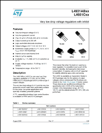 Click here to download L4931ABXX35 Datasheet