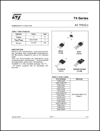 Click here to download T4105-XXXT Datasheet