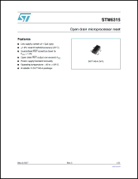 Click here to download STM6315RDW13F Datasheet