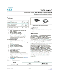 Click here to download VN5010AK-E Datasheet