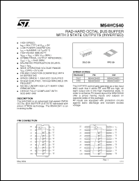 Click here to download M54HC540D1 Datasheet