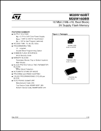 Click here to download M28W160BT706T Datasheet