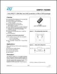 Click here to download EMIF01-1003M3 Datasheet