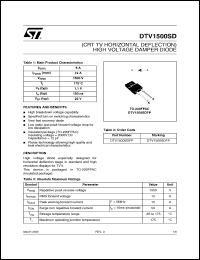 Click here to download DTV1500SD Datasheet