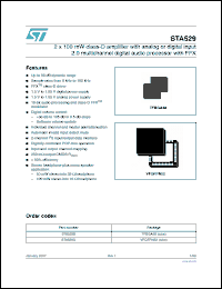 Click here to download STA529B Datasheet