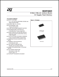 Click here to download M29F080D90N6E Datasheet