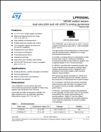 Click here to download LPR550ALTR Datasheet