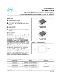 Click here to download PD85025TR-E Datasheet