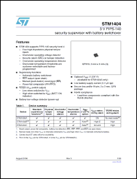 Click here to download STM1404BTNDQ6F Datasheet